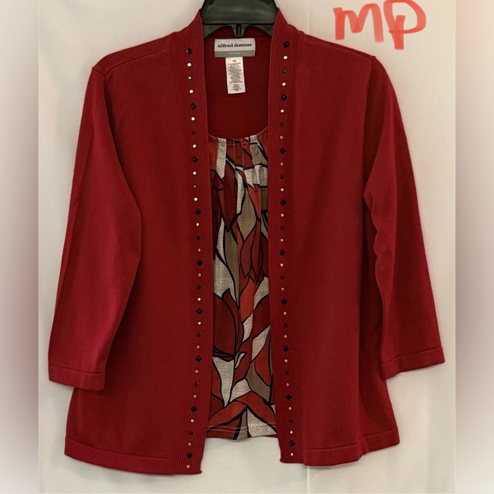 Alfred Dunner Vibrant Red Garment
